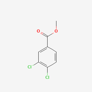 Methyl 3,4-dichlorobenzoate chemical structure (CAS 2905-68-2)