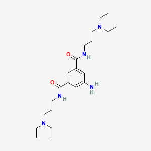 5-Amino-N1,N3-bis(3-(diethylamino)propyl)isophthalamide chemical structure (CAS 290829-09-3)