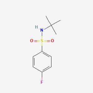 N-(tert-Butyl)-4-fluorobenzenesulfonamide chemical structure (CAS 29083-05-4)