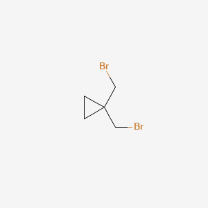 1,1-Bis(bromomethyl)cyclopropane chemical structure (CAS 29086-41-7)