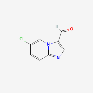 6-Chloroimidazo[1,2-a]pyridine-3-carbaldehyde chemical structure (CAS 29096-59-1)