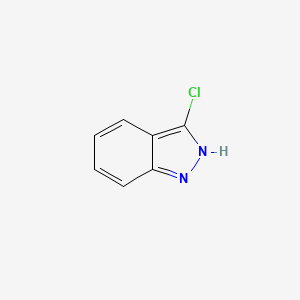 3-Chloro-1H-indazole chemical structure (CAS 29110-74-5)