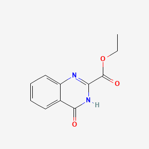 Ethyl 4-Quinazolone-2-carboxylate chemical structure (CAS 29113-33-5)