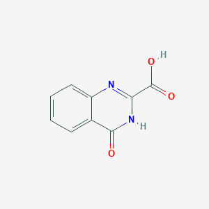 4-Oxo-1,4-dihydroquinazoline-2-carboxylic acid chemical structure (CAS 29113-34-6)