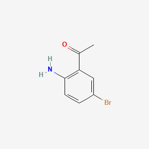 1-(2-Amino-5-bromophenyl)ethanone chemical structure (CAS 29124-56-9)
