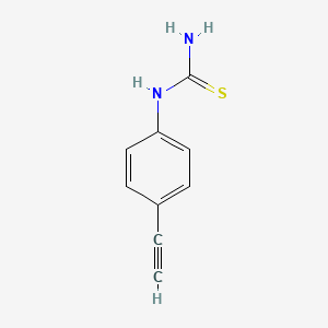 1-(4-Ethynylphenyl)thiourea chemical structure (CAS 2913243-90-8)