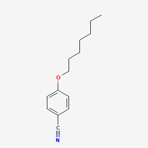 4-(Heptyloxy)benzonitrile chemical structure (CAS 29147-88-4)