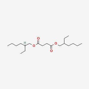 Bis(2-ethylhexyl) succinate chemical structure (CAS 2915-57-3)