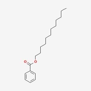 Dodecyl benzoate chemical structure (CAS 2915-72-2)