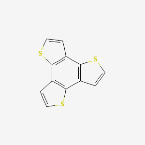 Benzo[1,2-b:3,4-b':5,6-b'']trithiophene chemical structure (CAS 29150-63-8)
