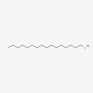 Hexadecane-1-thiol chemical structure (CAS 2917-26-2)