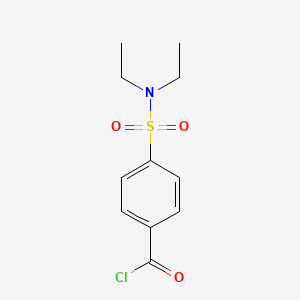 4-(Diethylsulfamoyl)benzoyl chloride chemical structure (CAS 29171-71-9)