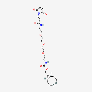 BCN-exo-PEG3-maleimide chemical structure (CAS 2919127-00-5)