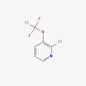 2-Chloro-3-(chlorodifluoromethoxy)pyridine chemical structure (CAS 2920140-79-8)