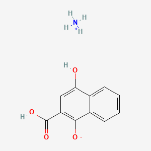 Ammonium 1,4-dihydroxy-2-naphthoate chemical structure (CAS 2920166-26-1)