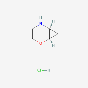 (1R,6S)-2-Oxa-5-azabicyclo[4.1.0]heptane hydrochloride chemical structure (CAS 2920207-45-8)