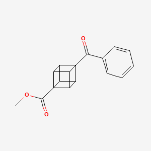 Methyl 4-benzoylcubane-1-carboxylate chemical structure (CAS 2922283-32-5)
