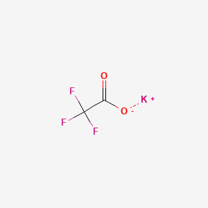 Potassium 2,2,2-trifluoroacetate chemical structure (CAS 2923-16-2)