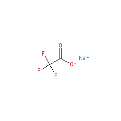 Sodium 2,2,2-trifluoroacetate chemical structure (CAS 2923-18-4)