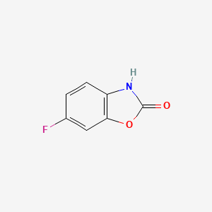 6-Fluorobenzo[d]oxazol-2(3H)-one chemical structure (CAS 2923-94-6)