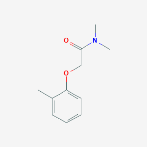 N,N-Dimethyl-2-(o-tolyloxy)acetamide chemical structure (CAS 29239-56-3)