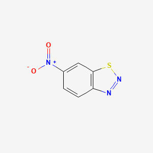 6-Nitrobenzo[d][1,2,3]thiadiazole chemical structure (CAS 29241-16-5)