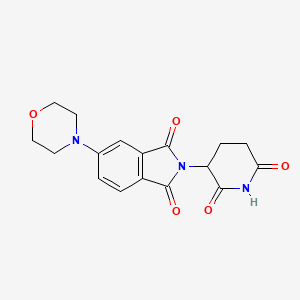 2-(2,6-Dioxopiperidin-3-yl)-5-morpholinoisoindoline-1,3-dione chemical structure (CAS 2924858-25-1)