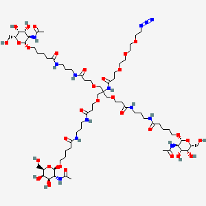 Tri-GalNAc-Azide chemical structure (CAS 2925590-71-0)