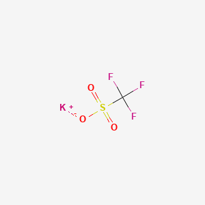 Potassium trifluoromethanesulfonate chemical structure (CAS 2926-27-4)