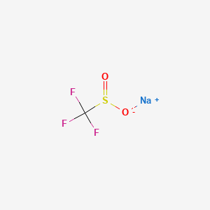 Sodium trifluoromethanesulfinate chemical structure (CAS 2926-29-6)