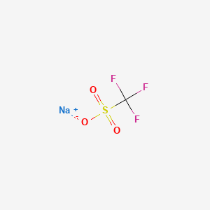 Sodium trifluoromethanesulfonate chemical structure (CAS 2926-30-9)