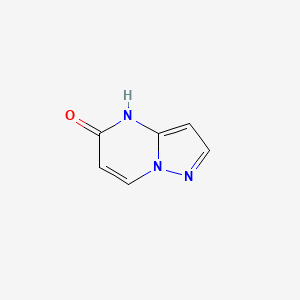 Pyrazolo[1,5-a]pyrimidin-5-ol chemical structure (CAS 29274-22-4)