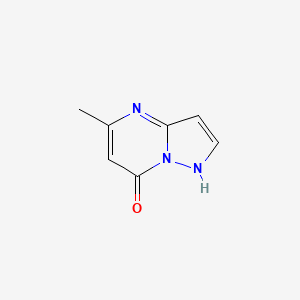 5-Methylpyrazolo[1,5-a]pyrimidin-7(4H)-one chemical structure (CAS 29274-35-9)