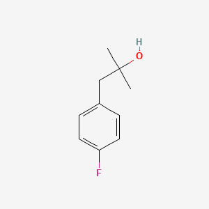 1-(4-Fluorophenyl)-2-methylpropan-2-ol chemical structure (CAS 2928-17-8)