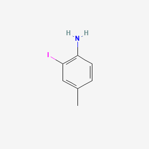 2-Iodo-4-methylaniline chemical structure (CAS 29289-13-2)