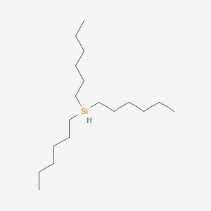 Trihexylsilane chemical structure (CAS 2929-52-4)