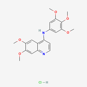 GAK inhibitor 49 hydrochloride chemical structure (CAS 2930378-91-7)