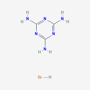1,3,5-Triazine-2,4,6-triamine xhydrobromide chemical structure (CAS 29305-12-2)