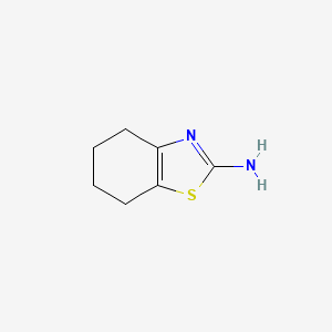 2-Amino-4,5,6,7-tetrahydrobenzothiazole chemical structure (CAS 2933-29-1)