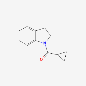 Cyclopropyl(indolin-1-yl)methanone chemical structure (CAS 293324-65-9)