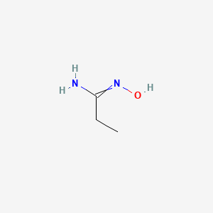 N-Hydroxypropionimidamide chemical structure (CAS 29335-36-2)