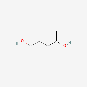 Hexane-2,5-diol chemical structure (CAS 2935-44-6)