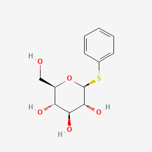(2R,3S,4S,5R,6S)-2-(Hydroxymethyl)-6-(phenylthio)tetrahydro-2H-pyran-3,4,5-triol chemical structure (CAS 2936-70-1)