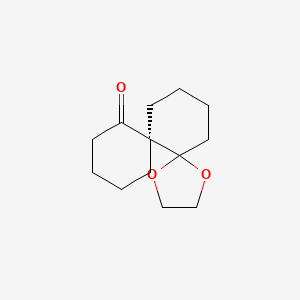 (R)-1,4-Dioxadispiro[4.0.56.45]pentadecan-7-one chemical structure (CAS 2936670-84-5)