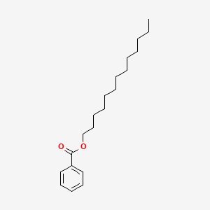 Tridecyl benzoate chemical structure (CAS 29376-83-8)