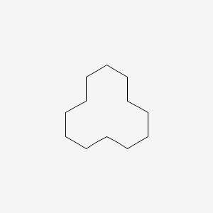 Cyclododecane chemical structure (CAS 294-62-2)