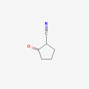 Cyclopentanone-2-carbonitrile chemical structure (CAS 2941-29-9)