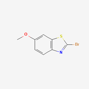 2-Bromo-6-methoxybenzothiazole chemical structure (CAS 2941-58-4)