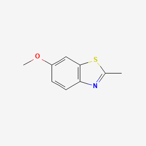 6-Methoxy-2-methylbenzo[d]thiazole chemical structure (CAS 2941-72-2)