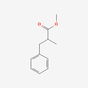 Methyl 2-methyl-3-phenylpropanoate chemical structure (CAS 29417-83-2)